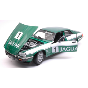 JAGUAR XJS RACING EDITION 1984 GREEN 1:18 Lucky Die Cast Auto Stradali Modellino