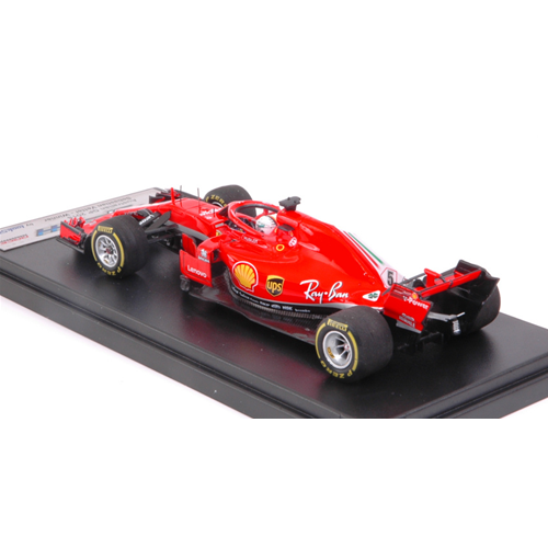 FERRARI SF71-H S.VETTEL 2018 N.5 WINNER AUSTRALIAN GP 1:43 Looksmart Formula 1 Modellino