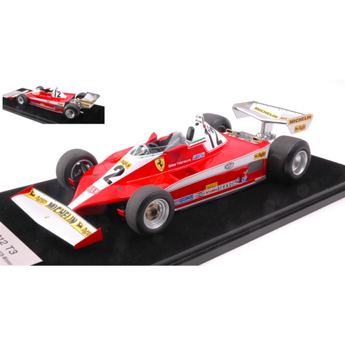 FERRARI 312 T3 G.VILLENEUVE 1978 N.12 WINNER CANADA GP 1:18 Looksmart Formula 1 Modellino