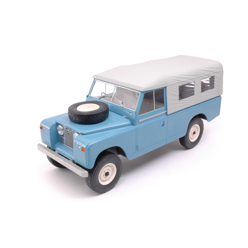 LAND ROVER 109 PICK UP SERIE II LIGHT 1959 BLUE/WHITE 1:18 ModelCarGroup Auto Stradali Modellino