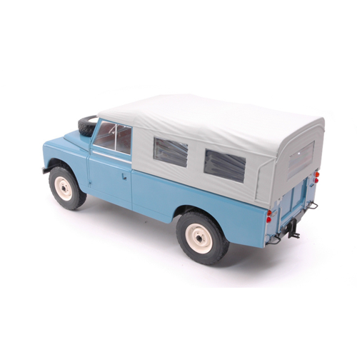 LAND ROVER 109 PICK UP SERIE II LIGHT 1959 BLUE/WHITE 1:18 ModelCarGroup Auto Stradali Modellino