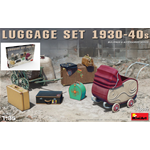LUGGAGE SET 1930-40s KIT 1:35 Miniart Kit Diorami Die Cast Modellino