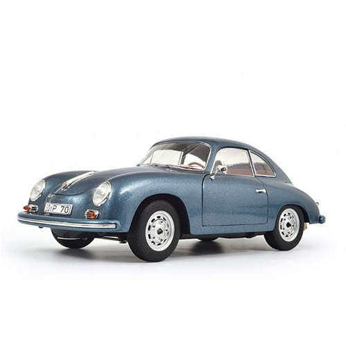 PORSCHE 356 A BLUE 1:18 Schuco Auto Stradali Modellino