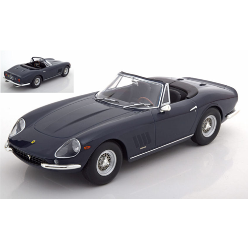 FERRARI 275 GTB4 NART SPYDER 1967 DARK BLUE 1:18 KK Scale Auto Stradali Modellino