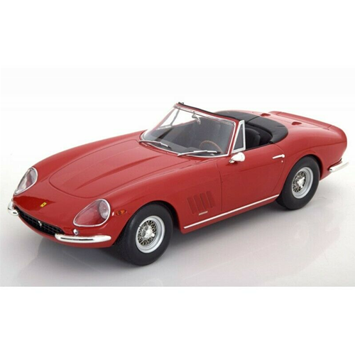 FERRARI 275 GTB4 NART SPYDER 1967 RED 1:18 KK Scale Auto Stradali Modellino