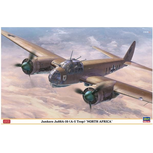 JUNKERS JU88A-10 NORDAFRIKA KIT 1:48 Hasegawa Kit Aerei Modellino