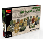 GERMAN JERRY CANS SET WWII KIT 1:35 Miniart Kit Mezzi Militari Die Cast Modellino