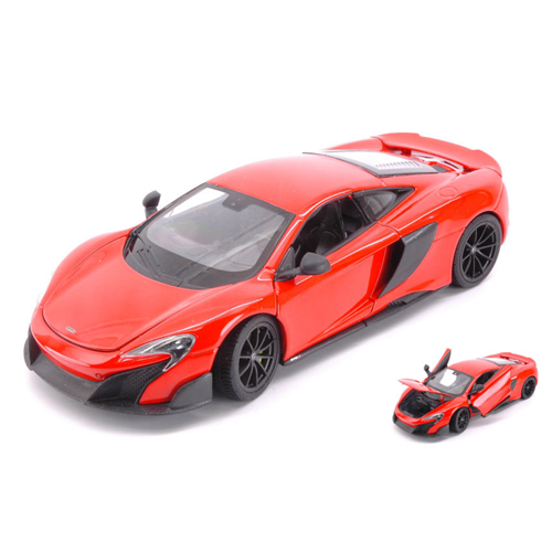 MC LAREN 675 lt 2017 RED 1:24 Welly Auto Stradali Modellino