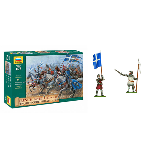 FRENCH INFANTRY 100 YEARS WAR KIT 1:72 Zvezda Kit Figure Militari Modellino