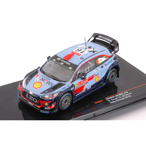 HYUNDAI i20 WRC N.16 4th RALLY PORTUGAL 2018 SORDO-DEL BARRIO 1:43 Ixo Model Auto Rally Modellino
