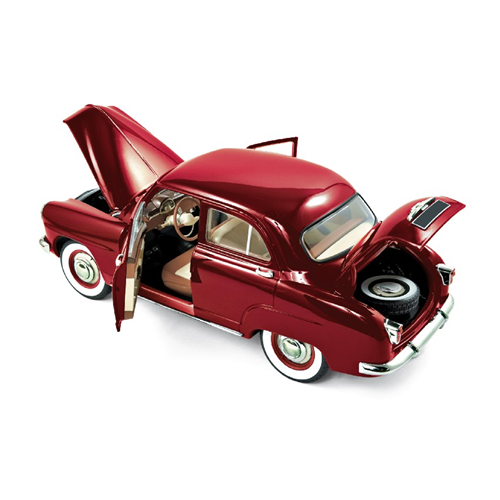 SIMCA 9 ARONDE 1953 AMARANT RED 1:18 Norev Auto Stradali Modellino