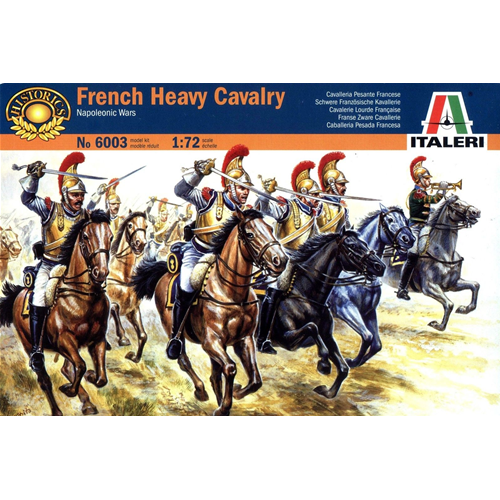 CARABINIERS FRENCH CAVALRY KIT 1:72 Italeri Kit Figure Militari Modellino