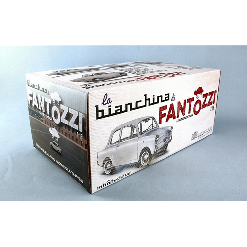 AUTOBIANCHI LA BIANCHINA DI FANTOZZI 1:18 Laudo Racing Movie Modellino