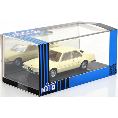 BMW 2200TI GARMISCH BERTONE 1970 IVORY 1:43 Avenue43 Auto Stradali Modellino