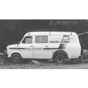 FORD TRANSIT MKII 1979 DAVID JONES RALLYSPORT ASSISTANCE 1:43 Ixo Model Auto Rally Modellino