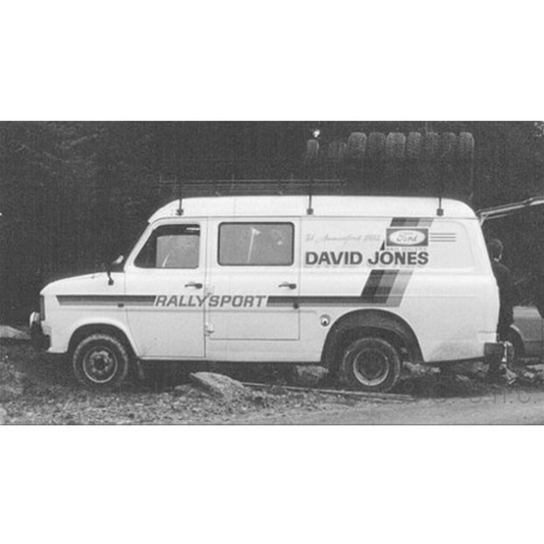 FORD TRANSIT MKII 1979 DAVID JONES RALLYSPORT ASSISTANCE 1:43 Ixo Model Auto Rally Modellino