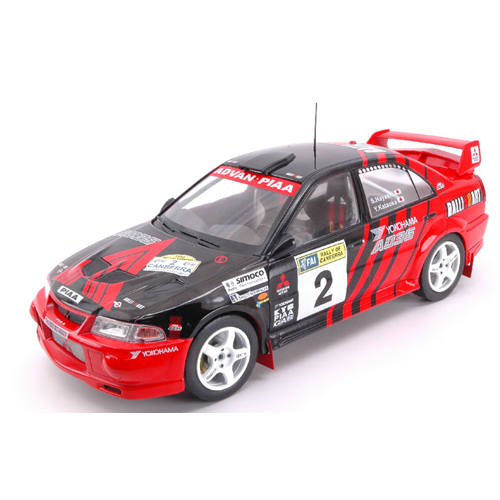 MITSUBISHI LANCER EVO VI N.2 WINNER CAMBERRA 1999 KATAOKA-H.AYASHI 1:18 Triple 9 Auto Rally Modellino