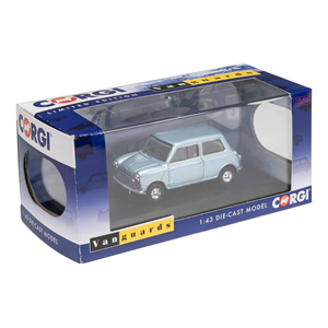 AUSTIN se7en DELUXE VANDEN PLAS "MINI" 1959 BLUE-GREY METALLIC 1:43 Vanguards Auto Stradali Modellino
