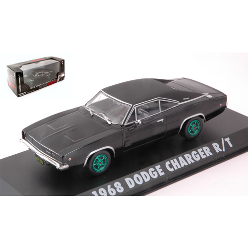 DODGE CHARGER R/T 1968 BULLIT GREEN WHEELS 1:43 Greenlight Movie Modellino