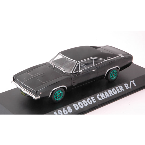 DODGE CHARGER R/T 1968 BULLIT GREEN WHEELS 1:43 Greenlight Movie Modellino