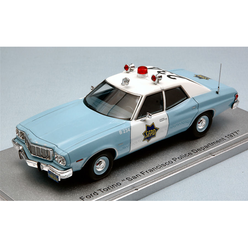 FORD TORINO SAN FRANCISCO POLICE DEPARTMENT 1977 LIM.156 1:43 Kess Model Forze dell'Ordine Modellino
