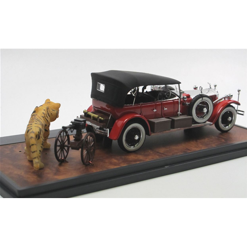 ROLLS ROYCE PHANTOM BARKER TORPEDO MAHARAJA OF KOTA 1925 TIGER EDITION 1:43 Matrix Personaggi Storici Modellino