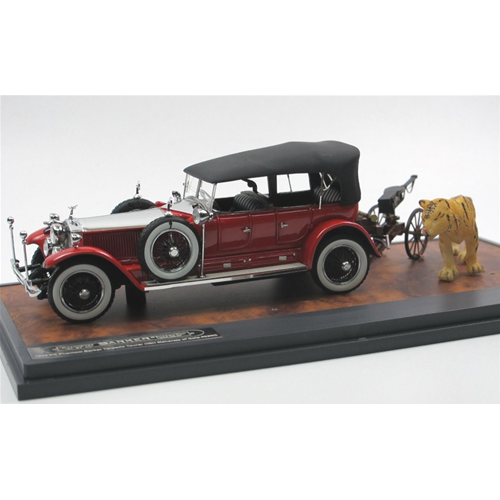 ROLLS ROYCE PHANTOM BARKER TORPEDO MAHARAJA OF KOTA 1925 TIGER EDITION 1:43 Matrix Personaggi Storici Modellino