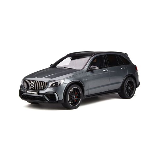 MERCEDES-AMG GLC 63 S SELENITE 2017 GREY 1:18 GT Spirit Auto Stradali Modellino
