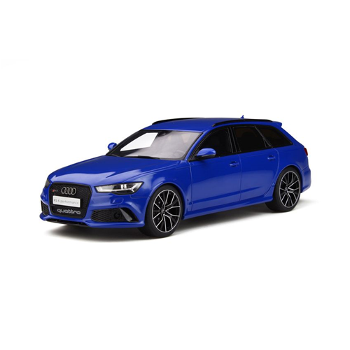 AUDI RS6 PERFORMANCE NOGARO EDITION 2018 BLUE 1:18    GT Spirit Auto Stradali Modellino
