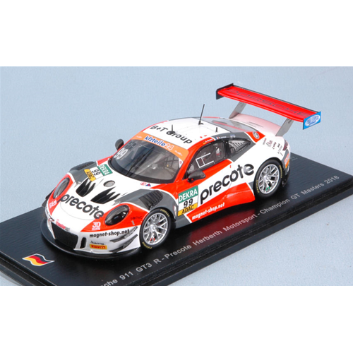 PORSCHE 911 GT3 R N.99 CHAMPION ADAC GT MASTERS 2018 JAMINET-RENAUER 1:43 Spark Model Auto Competizione Modellino
