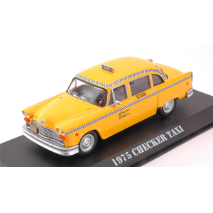 CHECKER TAXI 1975 YELLOW "TAXI DRIVER" 1:43 Greenlight Movie Modellino