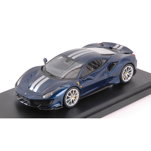 FERRARI 488 PISTA 2018 BLUE TOUR DE FRANCE 522 1:43 Looksmart Auto Stradali Modellino