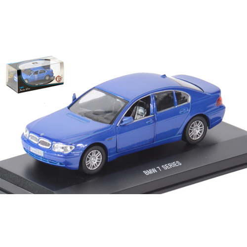 BMW 7 SERIES 2002 BLUE 1:43 Edison Giocattoli Auto Stradali Modellino