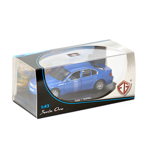 BMW 7 SERIES 2002 BLUE 1:43 Edison Giocattoli Auto Stradali Modellino