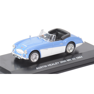 AUSTIN HEALEY 3000 MKIII 1964 LIGHT BLUE/WHITE 1:43 Edison Giocattoli Auto Stradali Modellino