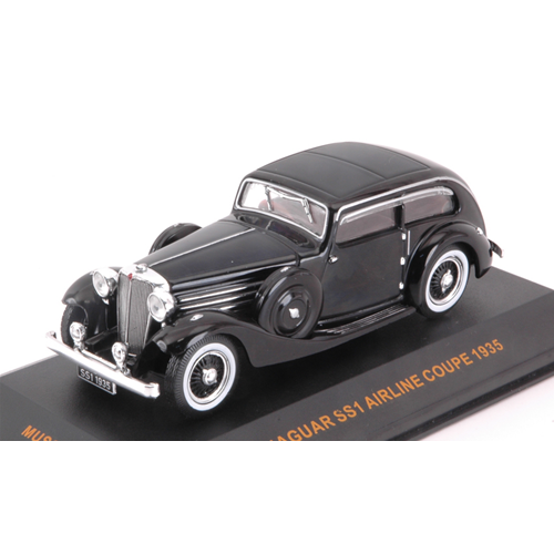 JAGUAR SS1 AIRLINE COUPE 1935 BLACK 1:43 Ixo Model Auto d'Epoca Modellino