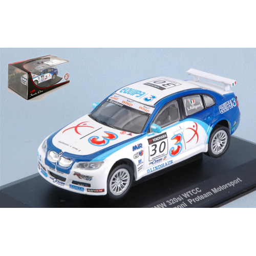 BMW 320si N.30 WTCC 2007 L.RANGONI 1:43 Edison Giocattoli Auto Competizione Modellino