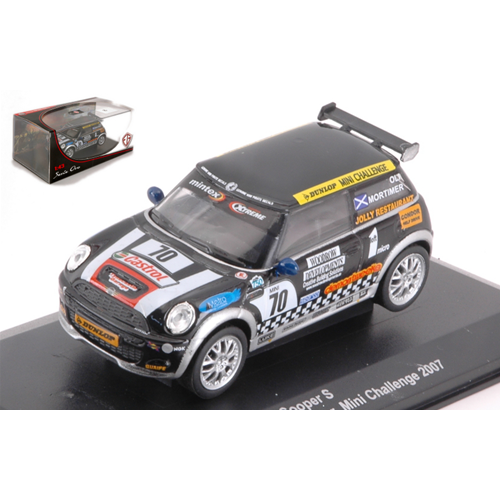 MINI COOPER S N.70 MINI CHALLENGE 2007 OLI MORTIMER 1:43 Edison Giocattoli Auto Competizione Modellino
