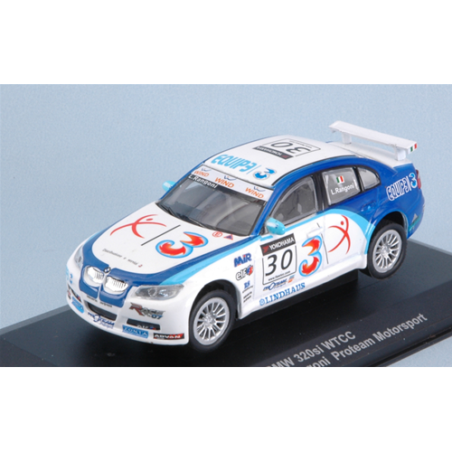 BMW 320si N.30 WTCC 2007 L.RANGONI 1:43 Edison Giocattoli Auto Competizione Modellino