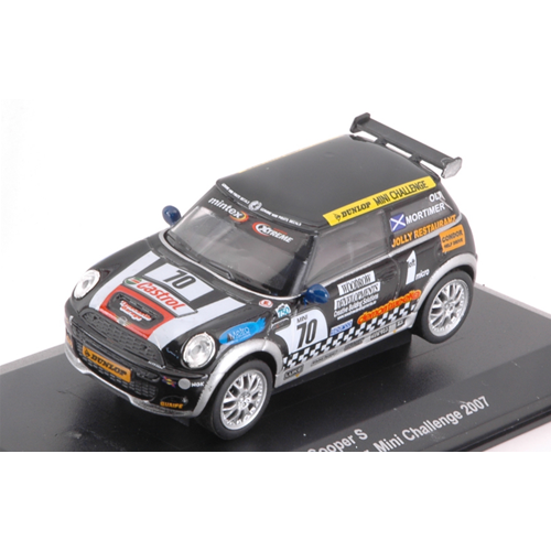 MINI COOPER S N.70 MINI CHALLENGE 2007 OLI MORTIMER 1:43 Edison Giocattoli Auto Competizione Modellino