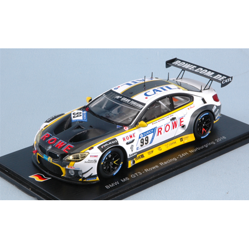BMW M6 GT3 N.99 24 H NURBURGRING 2018 SIMS-KROHN-DE PHILLIPPI-TOMCZUK 1:43 Spark Model Auto Competizione Modellino