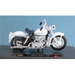 HARLEY DAVIDSON K MODEL 1952 WHITE 1:18 Maisto Moto Modellino
