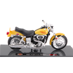 HARLEY DAVIDSON FXS LOW RIDER 1977 YELLOW 1:18 Maisto Moto Modellino