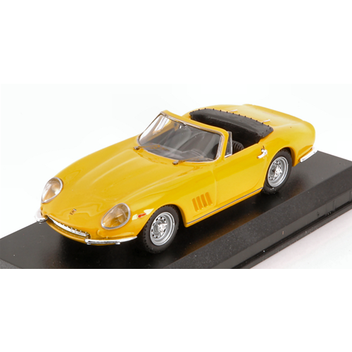 FERRARI 275 GTB/4 SPYDER1967 YELLOW 1:43 Best Model Auto Stradali Modellino