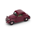 FIAT 500A TOPOLINO 1a SERIE TETTO METALLICO 1936 AMARANT 1:43 Brumm Auto d'Epoca Modellino