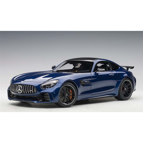 MERCEDES AMG GT R 2017 BRILLANT BLUE METALLIC 1:18 AutoArt Auto Stradali Modellino