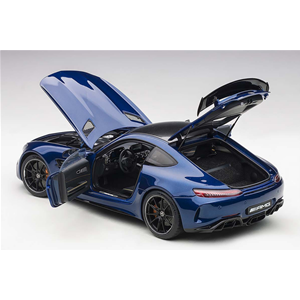MERCEDES AMG GT R 2017 BRILLANT BLUE METALLIC 1:18 AutoArt Auto Stradali Modellino
