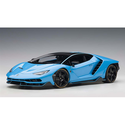 LAMBORGHINI CENTENARIO LP770-4 2017 BLU CEPHEUS/PEARL LIGHT 1:18 AutoArt Auto Stradali Modellino