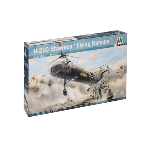 H-21 C SHAWNEE FLYING BANANA KIT 1:48 Italeri Kit Aerei Modellino
