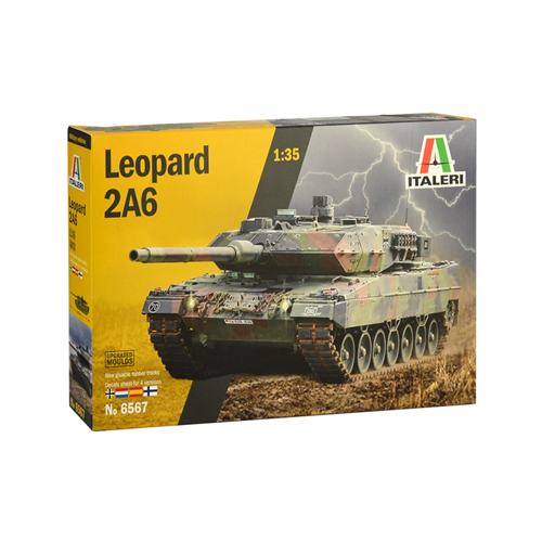 LEOPARD 2A6 KIT 1:35 Italeri Kit Mezzi Militari Modellino